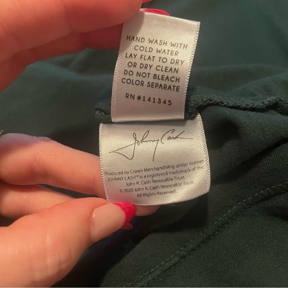 DAYDREAMER Johnny Cash Rodeo Tee in Emerald / Size Large / Short Sleeve Graphic - Picture 9 of 11